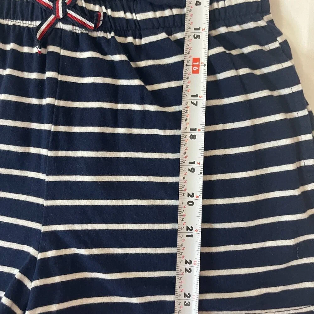 Tommy Hilfiger. Girls' jumpsuit size M (8/10). Striped in blue. Made in China.